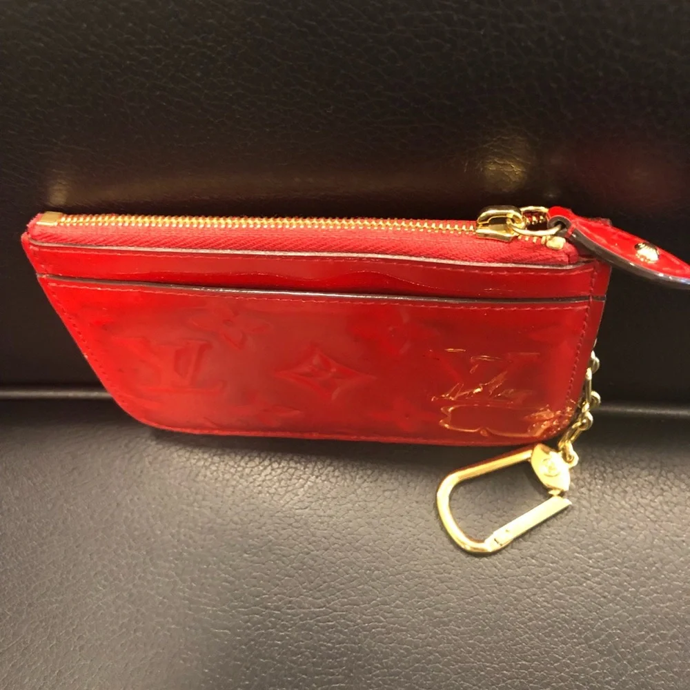 Louis Vuitton Red Key & Card Holder
